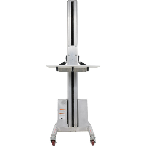 Quick Lift Stacker, Electric Operated, 175 lbs. Capacity, 57" Max Lift Kelford