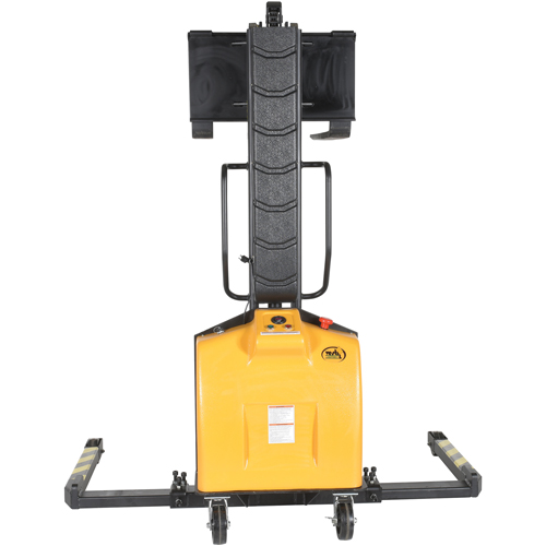 Narrow Mast Powered Lift Stacker, Electric Operated, 1500 lbs. Capacity, 63" Max Lift Kelford