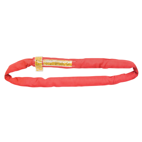 &eacute;lingue de levage en polyester ronde, Rouge, 3" la x 16' lo, 14 000 lb Charge verticale Kelford