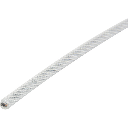 Wire Rope, 1000' (304.8 m) x 1/4", 7000 lbs. (3.5 tons), Galvanized Kelford