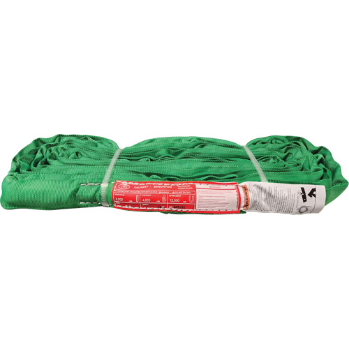 &eacute;lingue ronde en polyester, Vert, 12' lo, 6000 lb Charge verticale Kelford