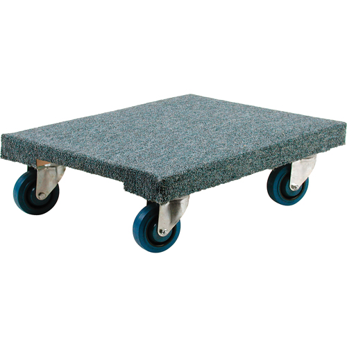 Wood Dollies - Heavy-Duty, Rubber Wheels, 1400 lbs. Capacity, 18" W x 24" D x 7" H Kelford