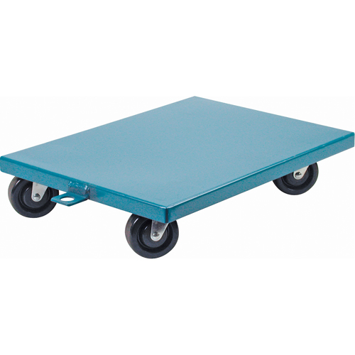 Plateaux roulants en acier, 18" la x 24" p x 7" h, Capacit&eacute; de 1200 lb Kelford