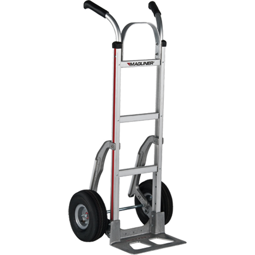 Knocked Down Hand Truck, Dual Handle, Aluminum, 48" Height, 500 lbs. Capacity Kelford
