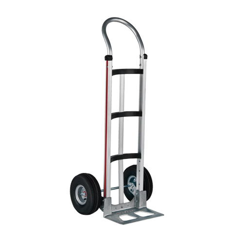 Knocked Down Hand Truck, Continuous Handle, Aluminum, 48" Height, 500 lbs. Capacity Kelford