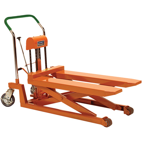 Table &eacute;l&eacute;vatrice &agrave; ciseaux et fourches Dandy Lift, 37,1" lo x 19,7" la, Acier, Capacit&eacute; 1100 lb Kelford