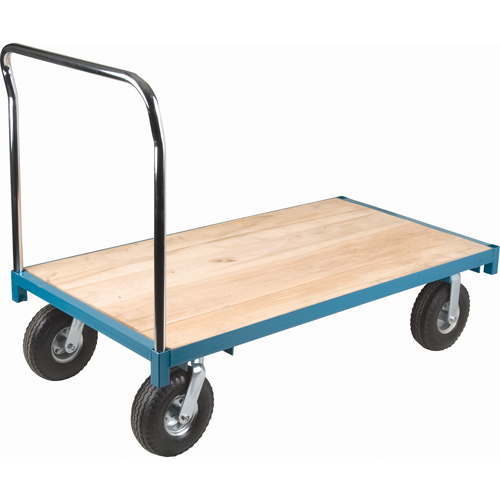 Heavy-Duty Platform Truck, 60" L x 30" W, 1200 lbs. Capacity, Pneumatic Casters Kelford