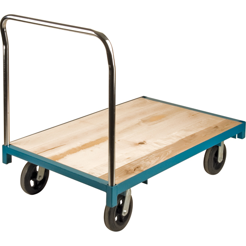 Heavy-Duty Platform Truck, 48" L x 30" W, 2000 lbs. Capacity, Rubber Casters Kelford