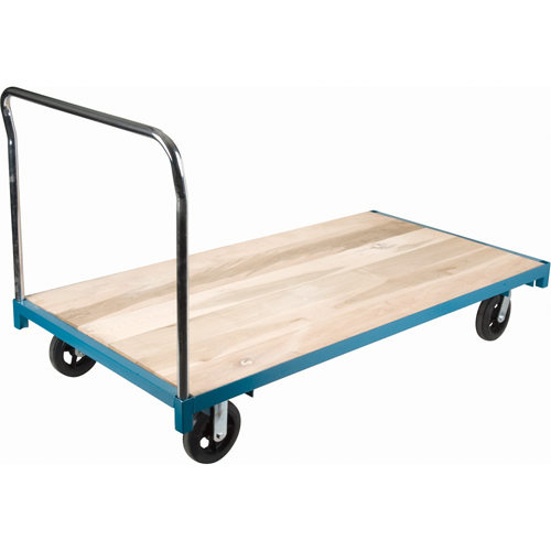 Heavy-Duty Platform Truck, 96" L x 48" W, 2000 lbs. Capacity, Rubber Casters Kelford