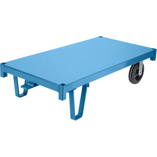 Specialized Platform Decks - Semi Live Skids, 48" L x 24" W, 2000 lbs. Capacity, Rubber Casters Kelford