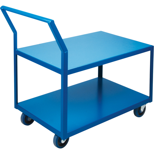 Chariots Surbaiss&eacute;s Robustes, 2 niveaux, 18" la x 30" p x 40" h, 1200 lb Cap Kelford