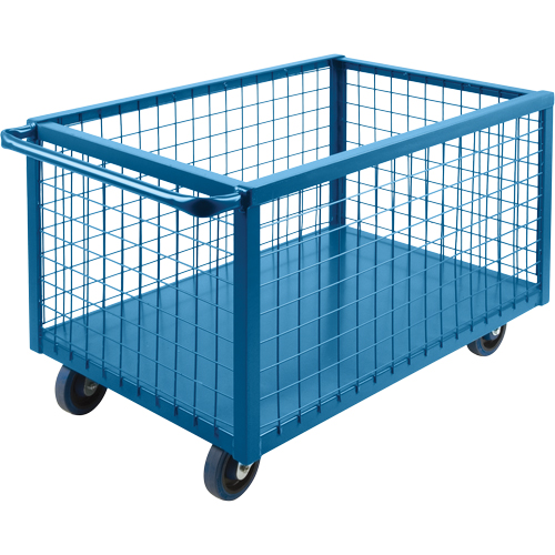 Caisson en treillis m&eacute;tallique, Acier, 51" lo x 24" la x 31,5" h, Volume 16 pi³, Capacit&eacute; 1200 lb Kelford