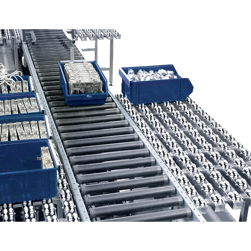 Rails de convoyeurs multidirectionnels Roll-Flex Kelford