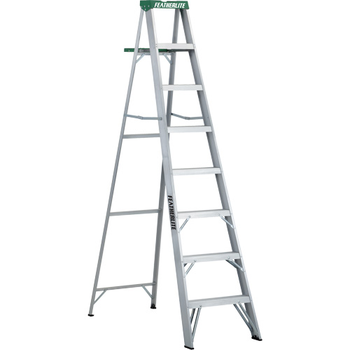 Commercial Duty Stepladders (2400 Series), 8', Aluminum, 225 lbs. Capacity, Type 2 Kelford