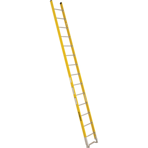 Single Section Straight Ladder - 6100 Series, 14', Fibreglass, 375 lbs., CSA Grade 1AA Kelford