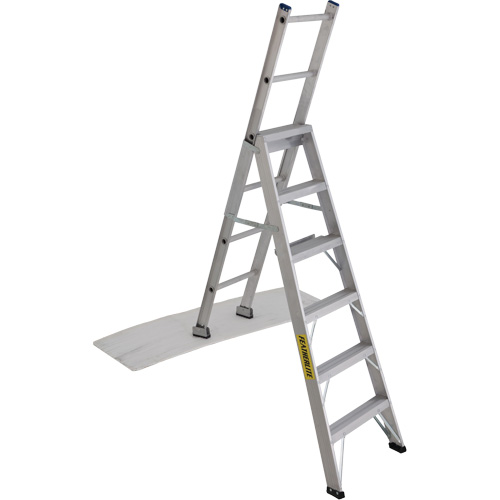 2700 Series Industrial Duty Multi-Way Ladders, 6', Aluminum, 250 lbs. Cap., ANSI 1, CSA 1 Kelford