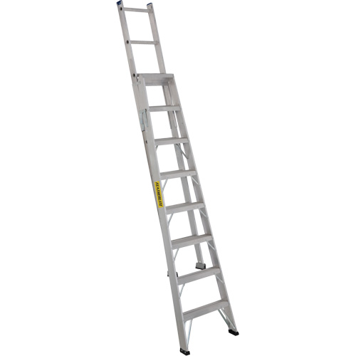 2700 Series Industrial Duty Multi-Way Ladders, 8', Aluminum, 250 lbs. Cap., ANSI 1, CSA 1 Kelford