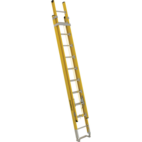 Industrial Heavy-Duty Extension Ladders (6200 Series), 375 lbs. Cap., 17' H, Grade 1AA Kelford