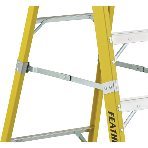 Industrial Heavy-Duty Platform Stepladders (6500 Series), 6', 300 lbs. Cap. Kelford