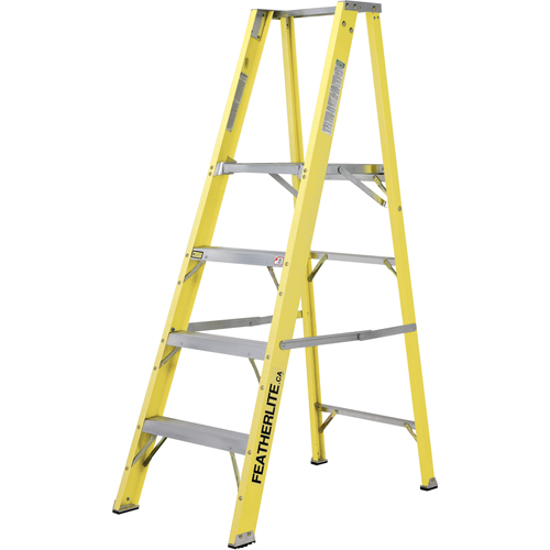 Industrial Heavy-Duty Platform Stepladders (6500 Series), 8', 300 lbs. Cap. Kelford