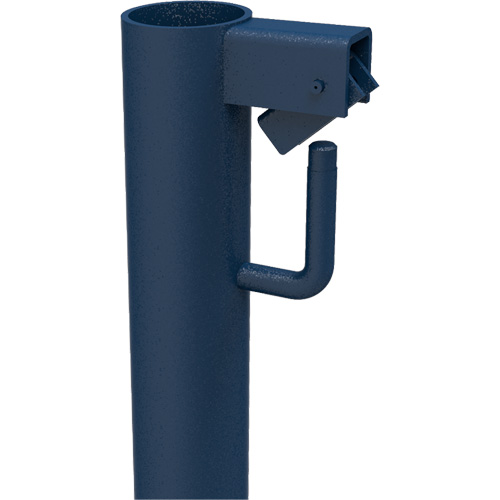 Accessoires pour &eacute;chafaudage - Poteau de garde-corps a/support, Poteau de garde-corps, 6" la x 56" h Kelford