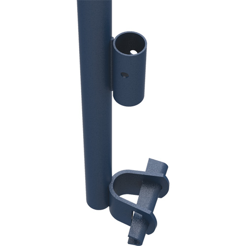 Accessoires pour &eacute;chafaudage - Poteau de garde-corps a/support, Poteau de garde-corps, 6" la x 56" h Kelford