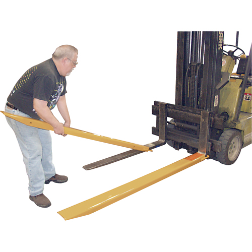 Fork Extensions, 54" L x 6" W, For Fork Width of 5" Kelford