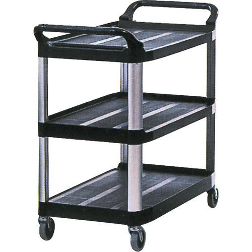 Utility Cart, 3 Tiers, 20" x 37" x 33-5/8", 300 lbs. Capacity Kelford