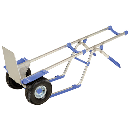 Ergonomic Hand Truck, Combination Handle, Aluminum, 52" Height, 350 lbs. Capacity Kelford