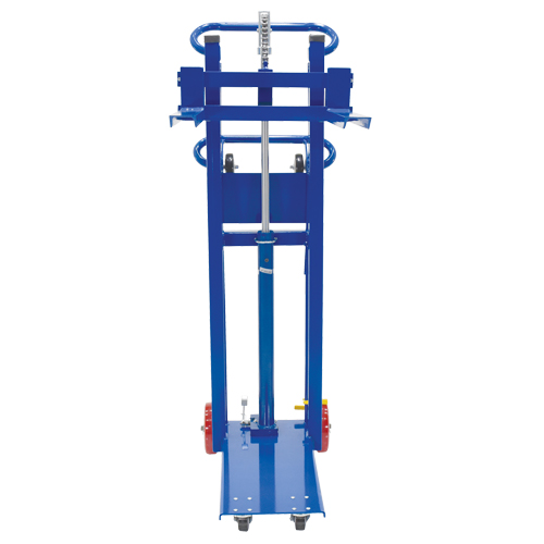 Platform Lift Stacker, Foot Pump Operated, 750 lbs. Capacity, 52" Max Lift Kelford