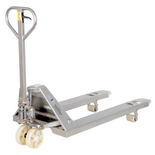 Pallet Truck, Stainless Steel, 48" L x 27" W, 5500 lbs. Capacity Kelford