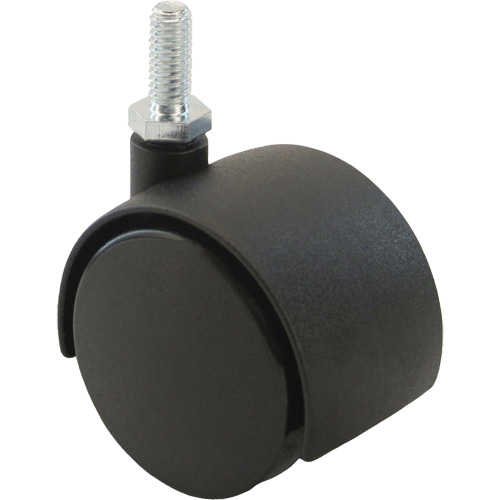 Twin Wheel Caster (300/400 Series), Swivel, 2" (51 mm) Dia., 75 lbs. (34 kg.) Capacity Kelford