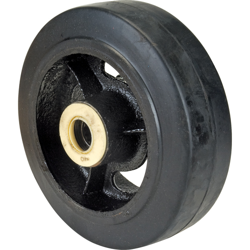 Rubber Wheels, 6" (152 mm) Dia. x 2" (51 mm) W, 550 lbs. (249 kg.) Capacity Kelford