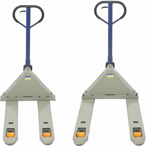 Adjustable Width Pallet Trucks, 48" L x 27" W, 5500 lbs. Capacity Kelford