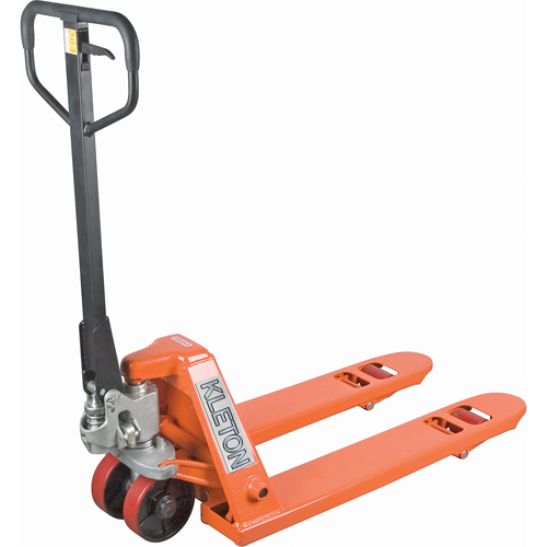 Heavy-Duty Manual Pallet Truck, Steel, 42" L x 27" W, 5500 lbs. Capacity Kelford