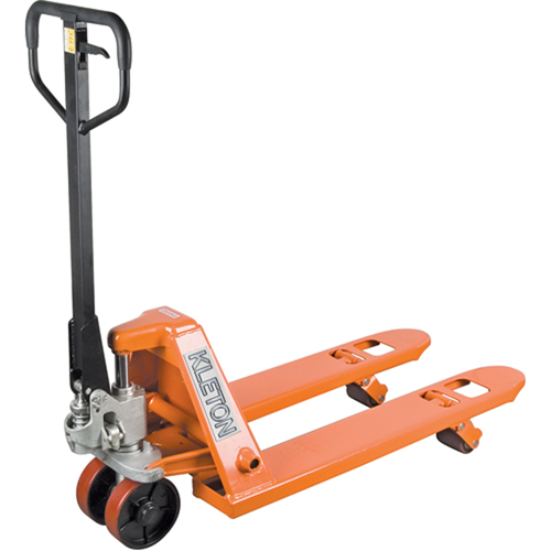 Heavy-Duty Manual Pallet Truck, Steel, 42" L x 27" W, 5500 lbs. Capacity Kelford