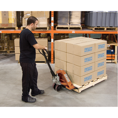 Heavy-Duty Manual Pallet Truck, Steel, 42" L x 27" W, 5500 lbs. Capacity Kelford
