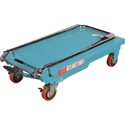 Heavy-Duty Hydraulic Scissor Lift Table, 27-1/2" L x 17-3/4" W, Steel, 330 lbs. Capacity Kelford
