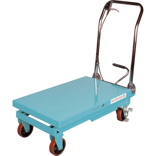 Heavy-Duty Hydraulic Scissor Lift Table, 32" L x 19-3/4" W, Steel, 660 lbs. Capacity Kelford