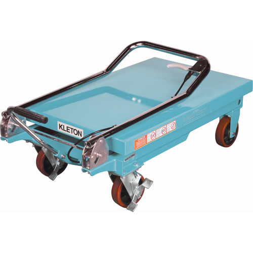 Heavy-Duty Hydraulic Scissor Lift Table, 32" L x 19-3/4" W, Steel, 660 lbs. Capacity Kelford
