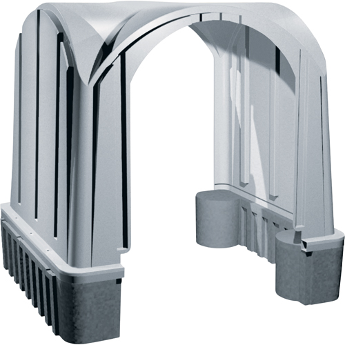 Outdoor Poly Shelters, 2 Walls, 7' L x 6' W x 7' H Kelford