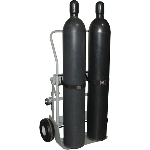 Chariots &agrave; quatre roues pour bouteilles, Roues Pneumatique, Base de 28" la x 6" lo, 1000 lb Kelford