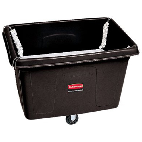 Cube Truck with Spring Platform, Polyethylene, 44-1/16" L x 31" W x 32-1/2" H, 14 cu.ft. Volume, 500 lbs. Capacity Kelford