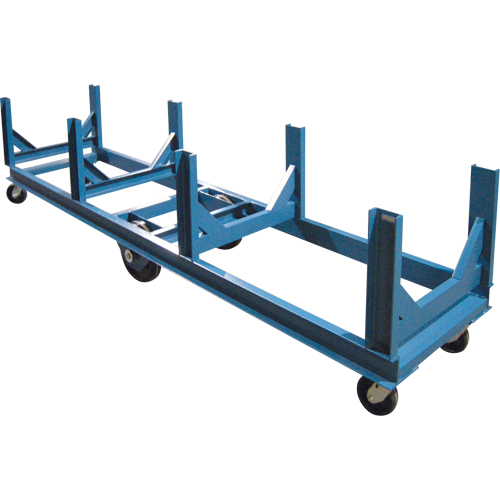 Bar Cradle Truck, 96" L x 28" W x 29" H, 5000 lbs. Capacity, Phenolic Wheels Kelford