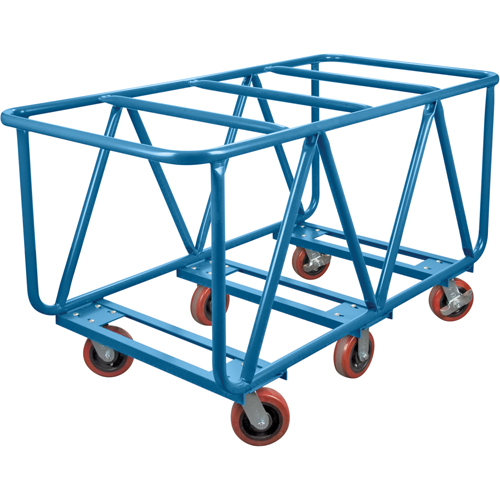 Chariot &agrave; plateforme pour mat&eacute;riaux de construction, 60" x 30" x 33", Capacit&eacute; 2500 lb Kelford