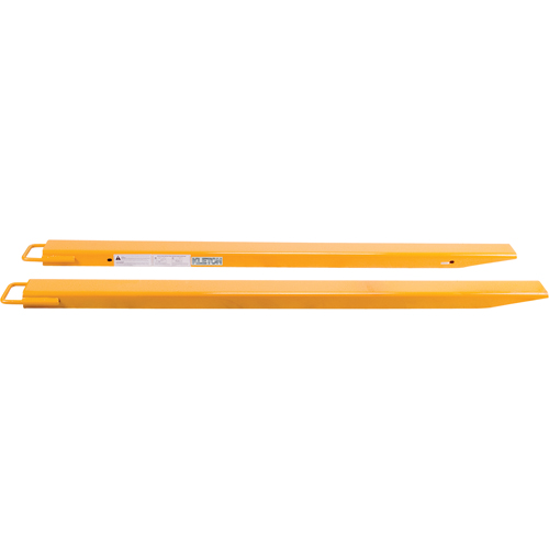 Rallonges de fourches, 72" l x 5" la, Pour des largeurs de fourches 4" Kelford