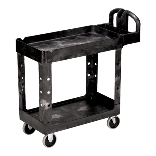 Chariot utilitaire robuste - 4500-88, 2 tiers, 17-1/8" x 33-1/4" x 39", Capacit&eacute; 500 lb Kelford