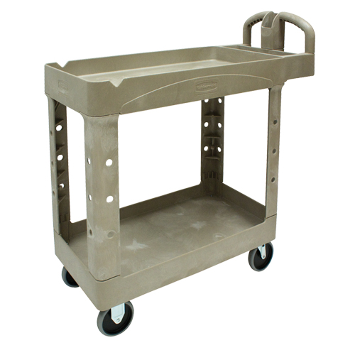 Heavy Duty Utility Cart - 4500-88, 2 Tiers, 17-1/8" x 33-1/4" x 39", 500 lbs. Capacity Kelford