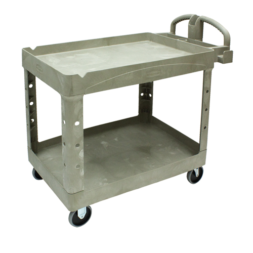 Heavy Duty Utility Cart - 4520-88, 2 Tiers, 25-1/4" x 39" x 44", 500 lbs. Capacity Kelford