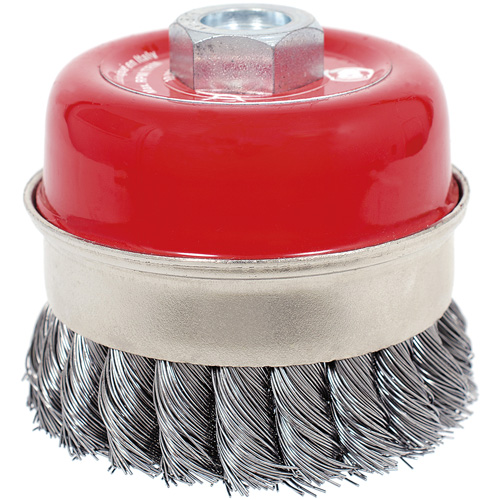 CKB3201T High Performance Knot Banded Cup Brush, 3-1/2" Dia. x 5/8"-11 Arbor Kelford